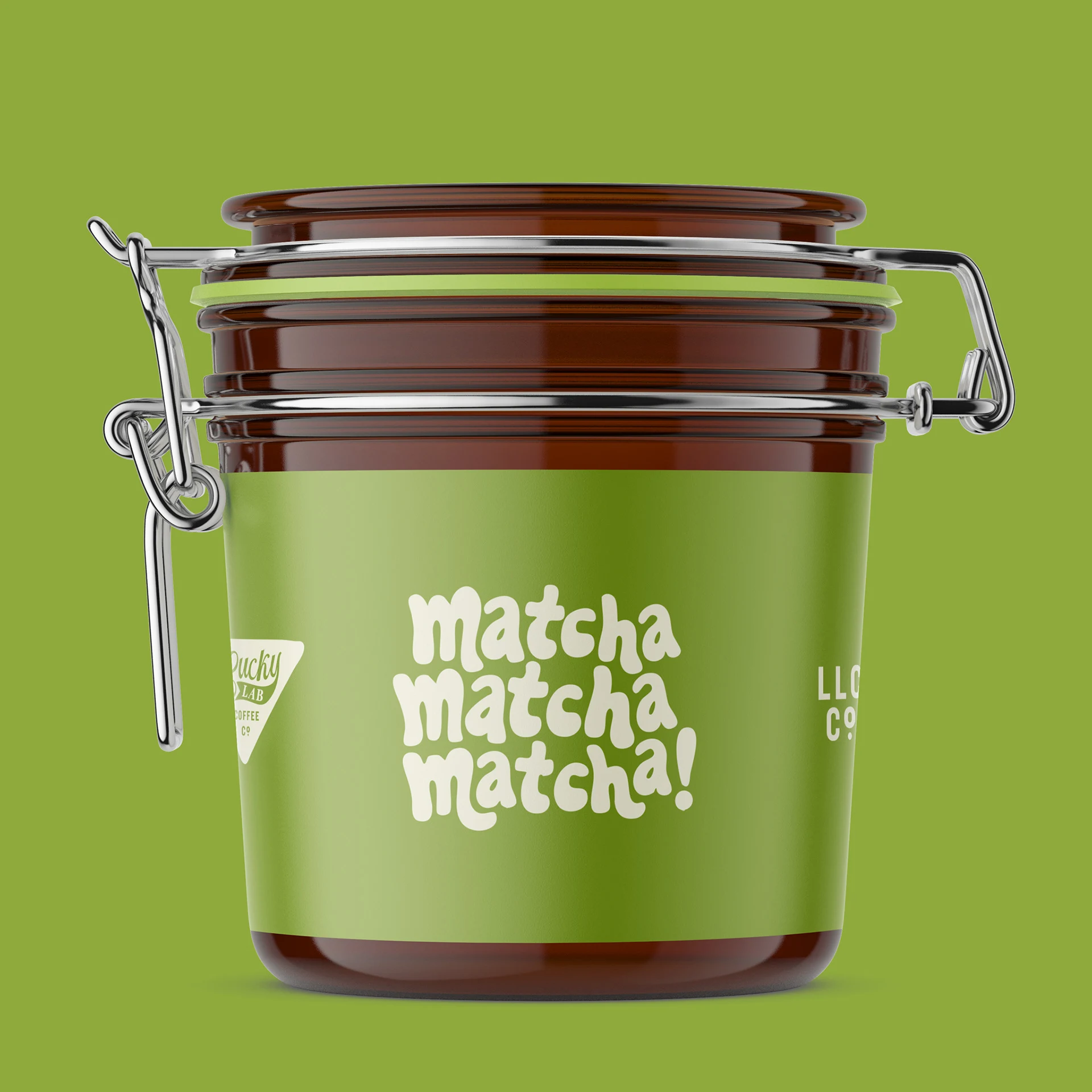 "Matcha Matcha Matcha!" Latch Top Weck Jar